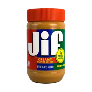 کره بادام زمینی جیف قرمز Jif Creamy وزن 454 گرم